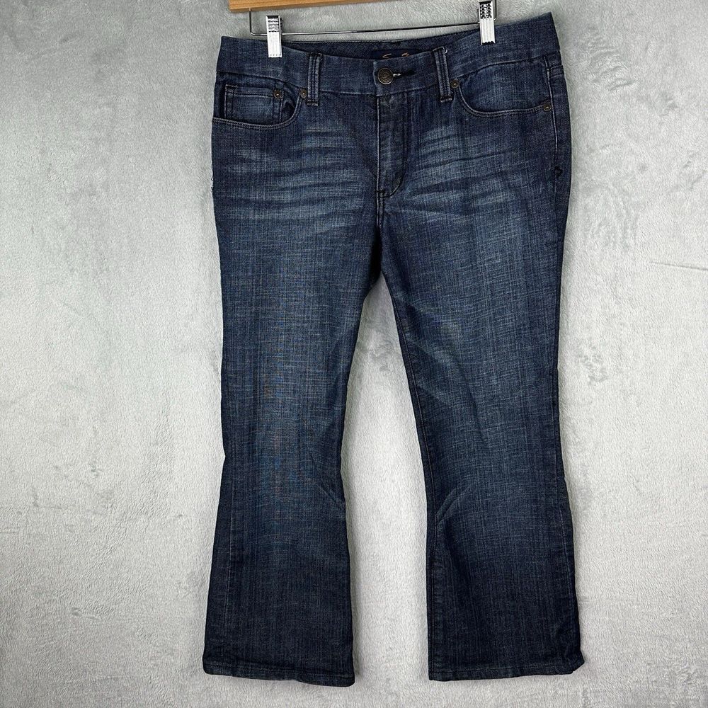 seven 7 jeans Women's Blue Bootcut Denim Size 10 (33x24.5)